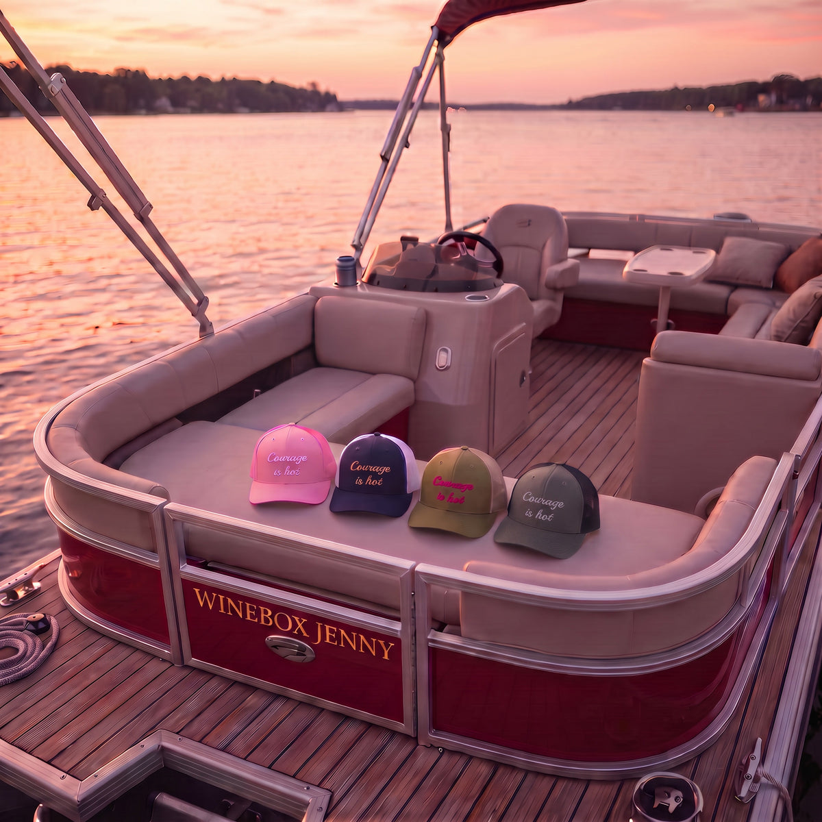 Courage Is Hot Trucker Hat