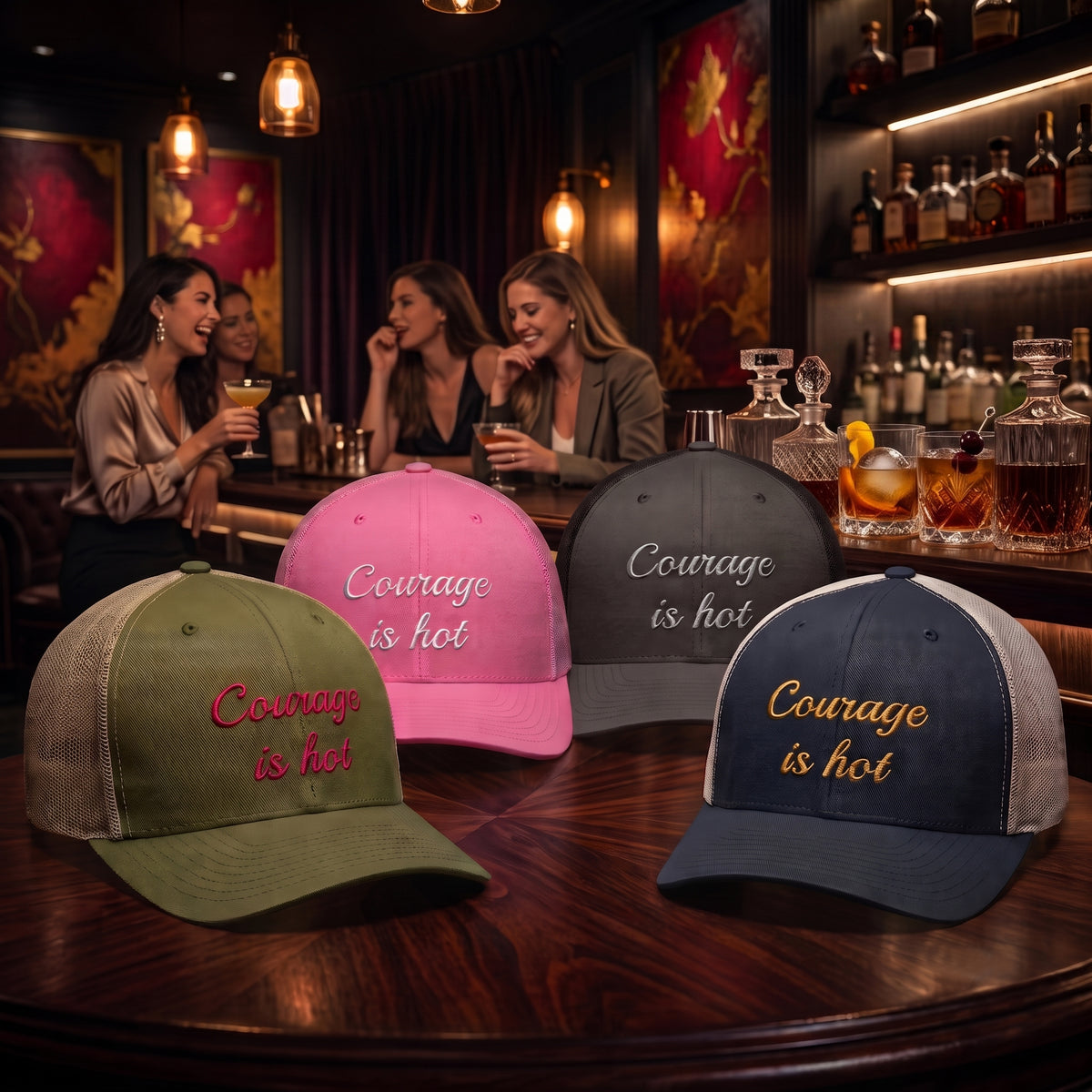Courage Is Hot Trucker Hat